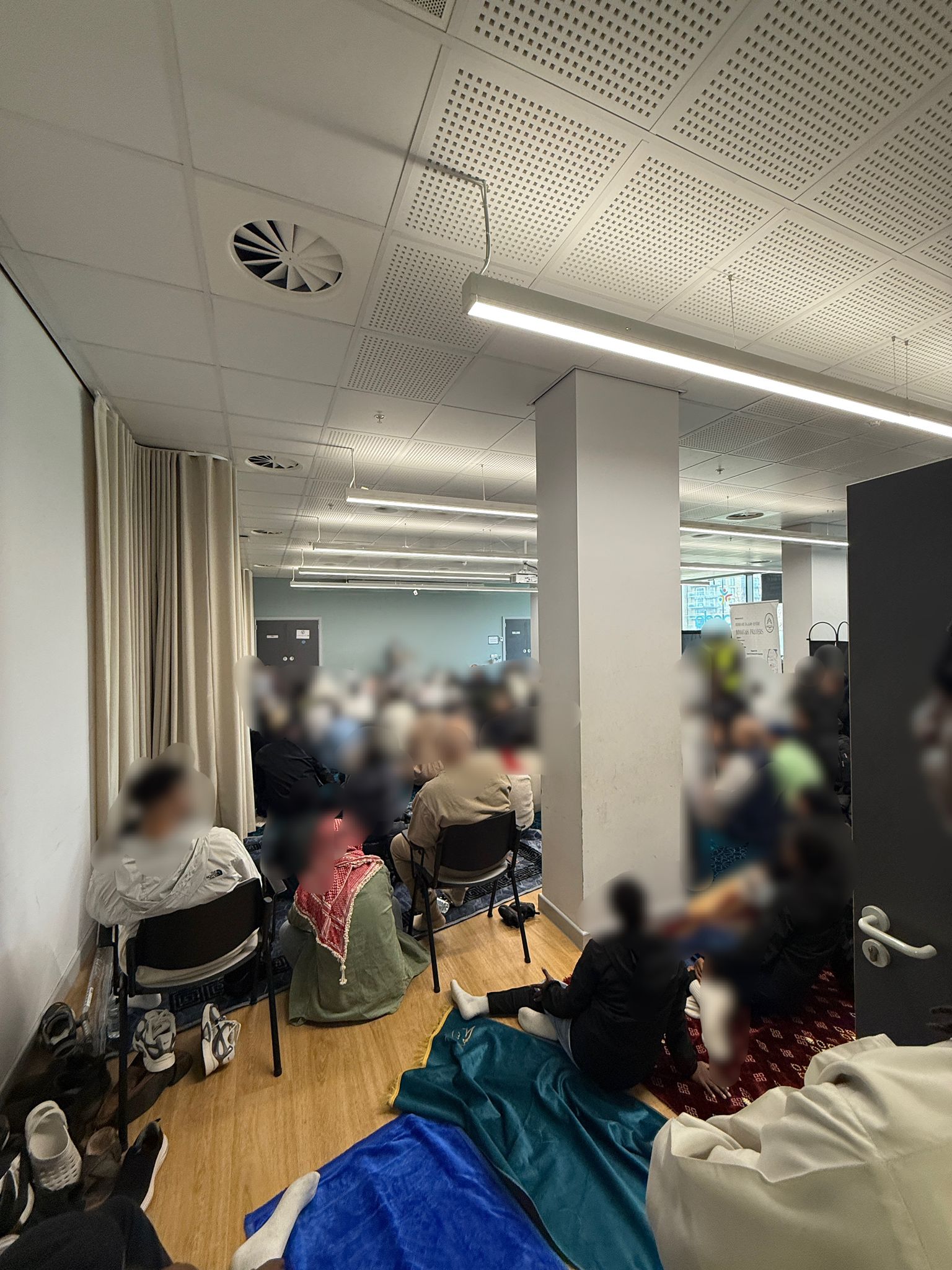 Community gathering at Kidbrooke Islamic Centre