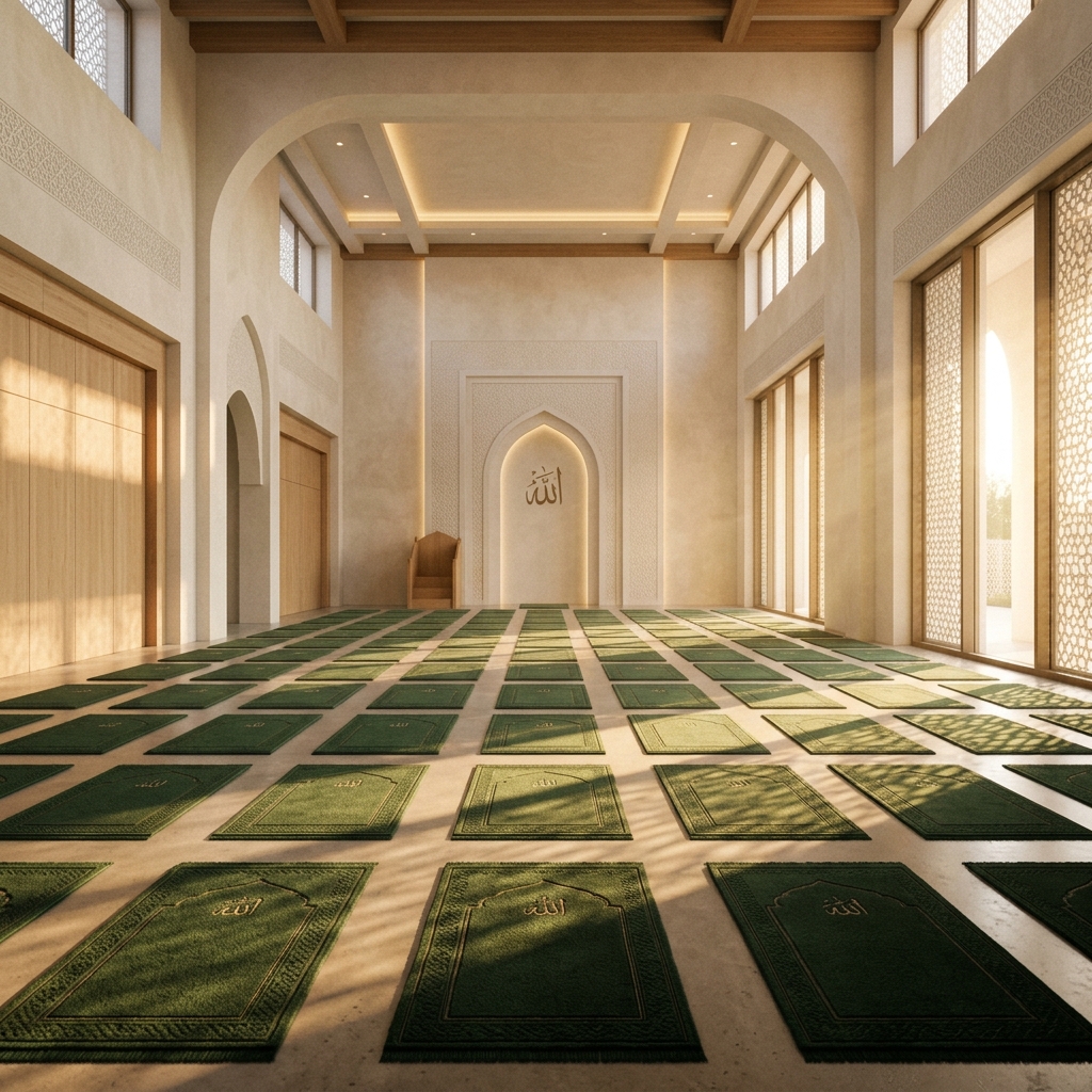 Prayer space at Kidbrooke Islamic Centre